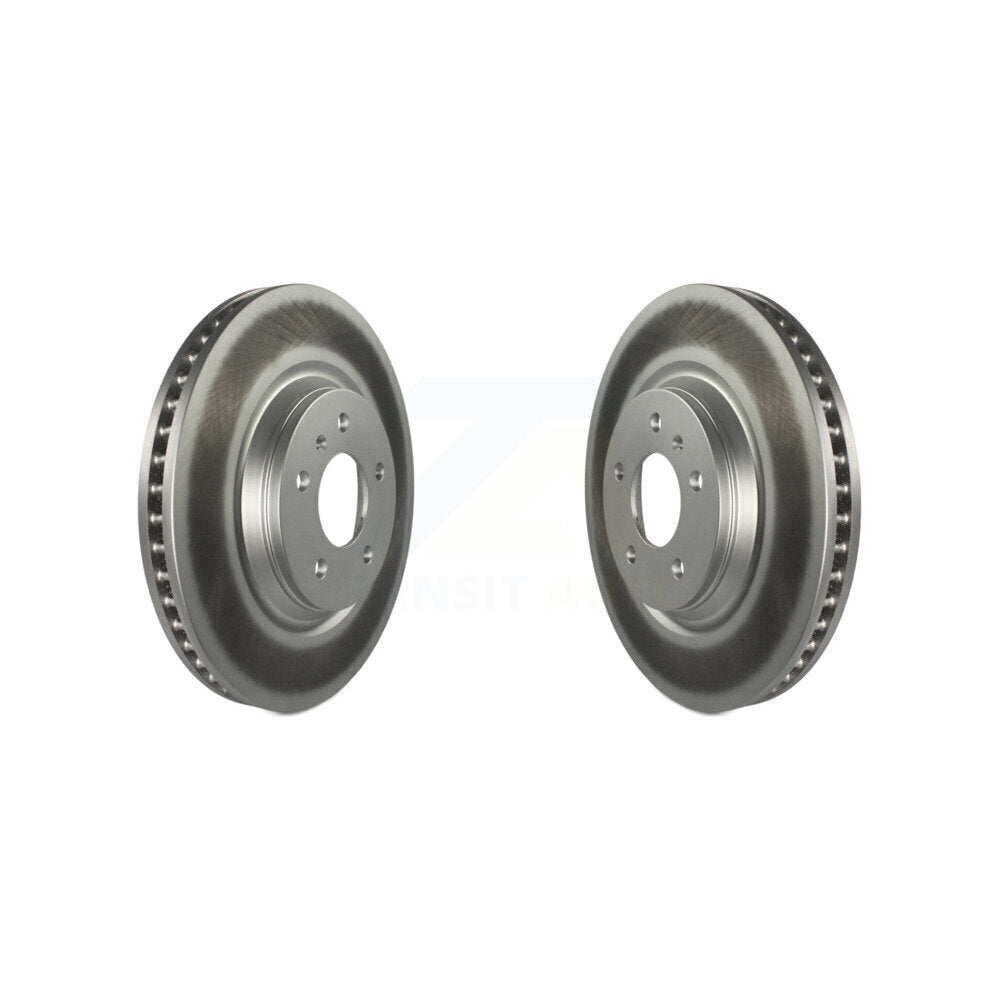 Coat Brake Rotor Front Pair For Buick Lucerne Chevrolet Impala LaCrosse Cadillac