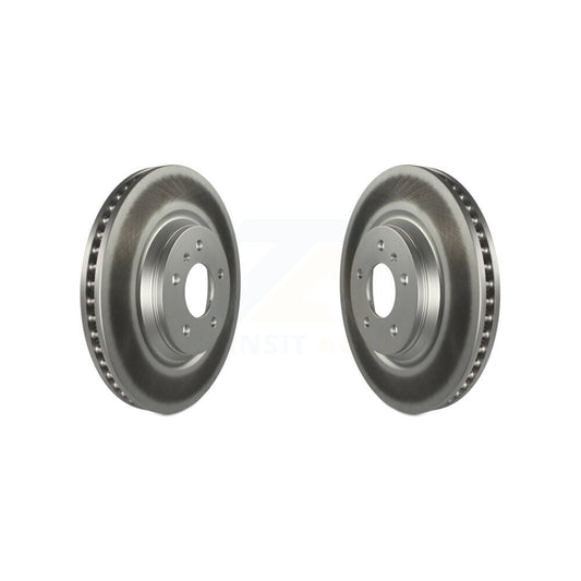 Coat Brake Rotor Front Pair For Buick Lucerne Chevrolet Impala LaCrosse Cadillac