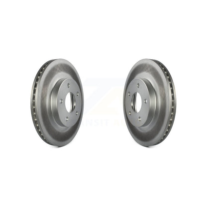 Coated Disc Brake Rotors Front Pair For Chevrolet Cobalt Pontiac G5