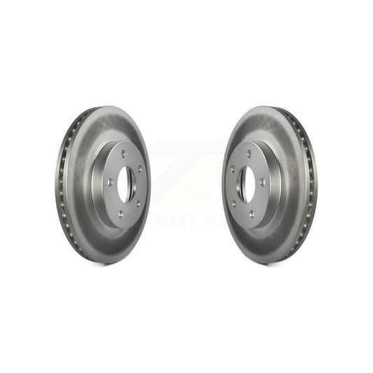 Coated Disc Brake Rotors Front Pair For Chevrolet Cobalt Pontiac G5