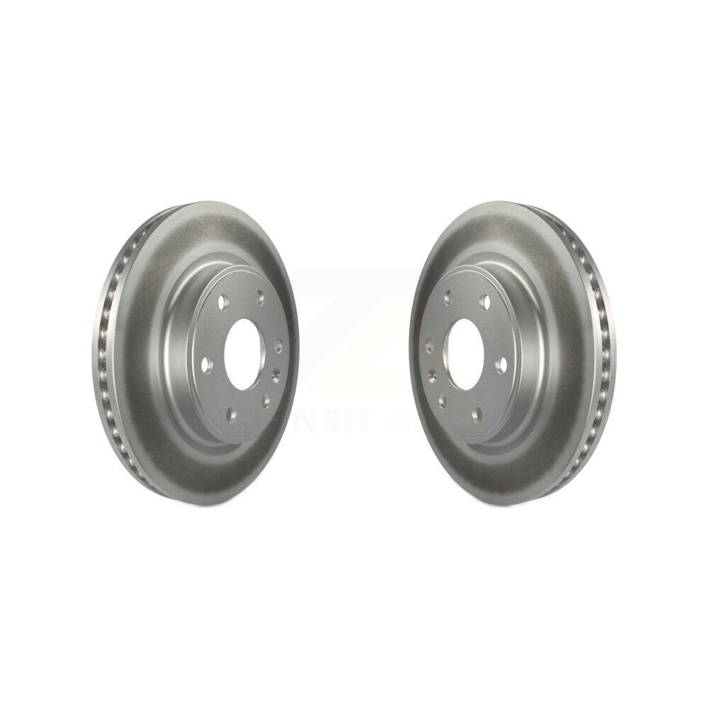 Coat Disc Brake Rotor Front Pair For GMC Acadia Buick Enclave Chevrolet Traverse
