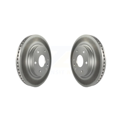 Coat Disc Brake Rotor Front Pair For GMC Acadia Buick Enclave Chevrolet Traverse