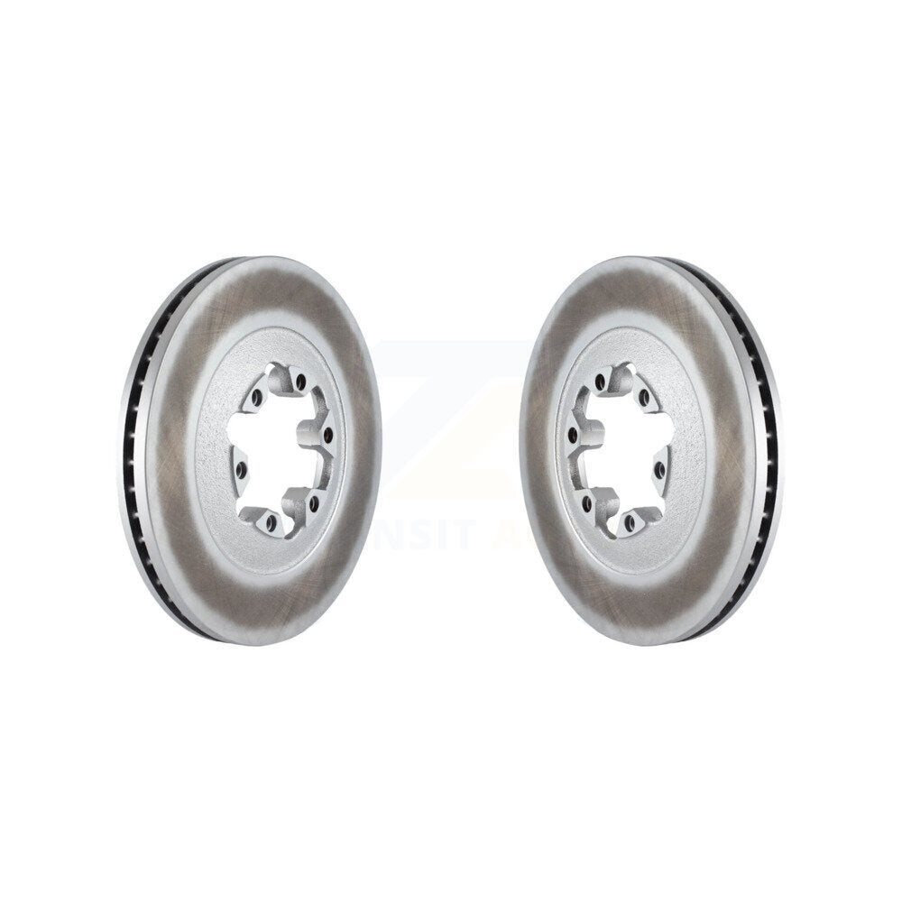 Coated Disc Brake Rotors Front Pair For 2009-2012 Chevrolet Colorado GMC Canyon
