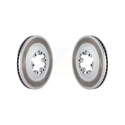 Coated Disc Brake Rotors Front Pair For 2009-2012 Chevrolet Colorado GMC Canyon