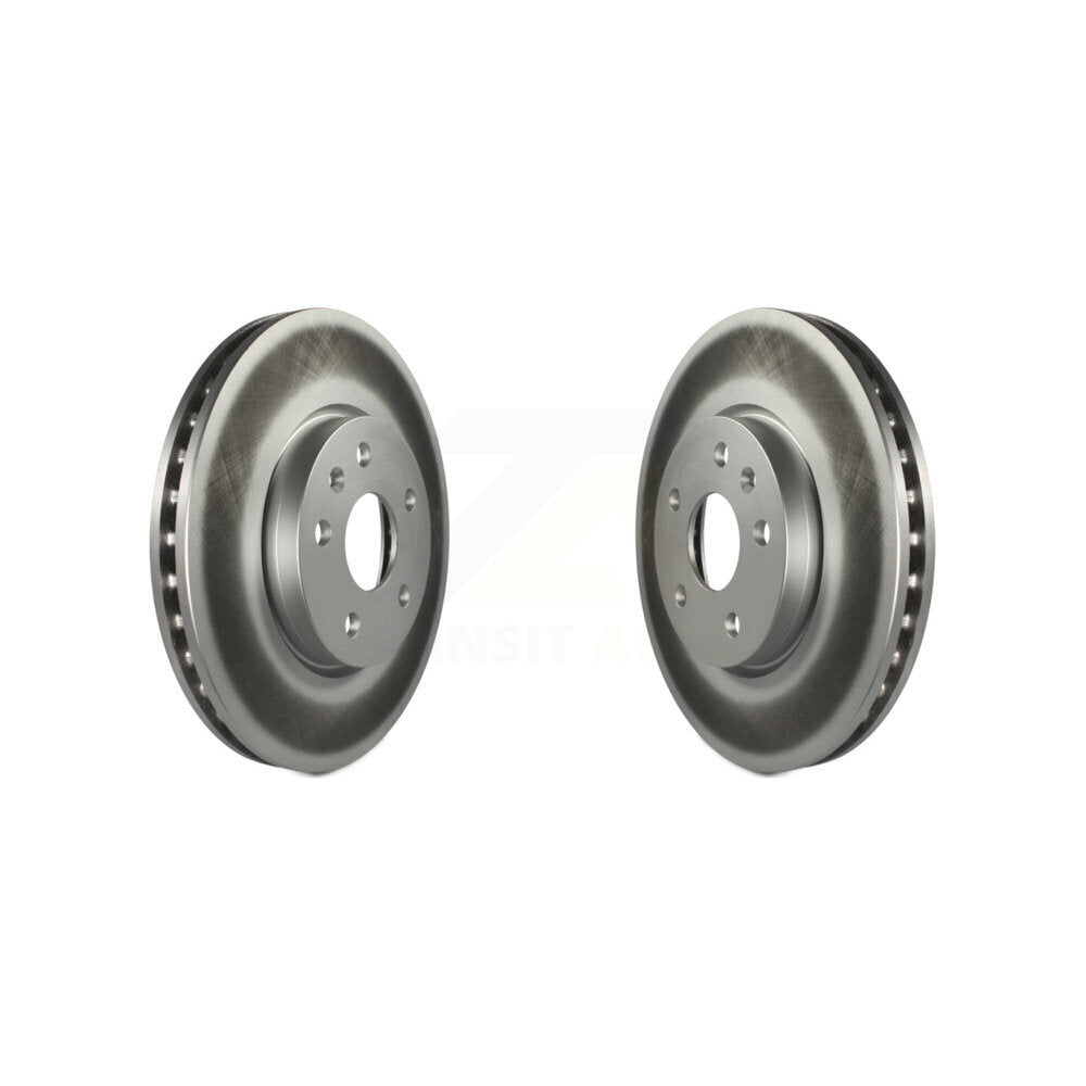 Coat Brake Rotor Front Pair For Chevrolet Equinox GMC Terrain Buick Camaro Regal