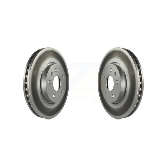 Coat Brake Rotor Front Pair For Chevrolet Equinox GMC Terrain Buick Camaro Regal