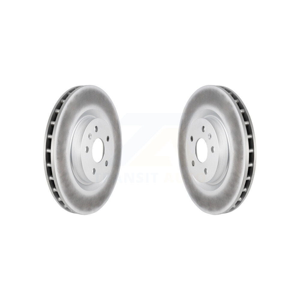 Coat Disc Brake Rotors Front Pair For Chevrolet Camaro Pontiac G8 Buick Regal SS