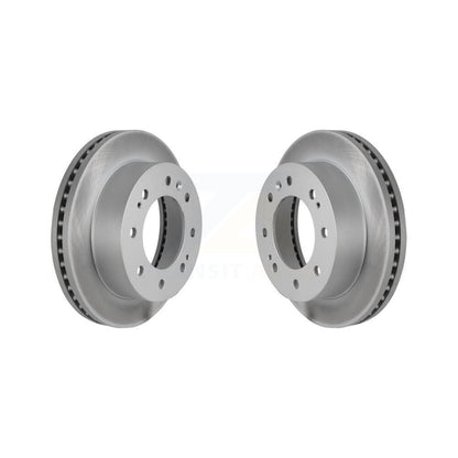 Coat Disc Brake Rotor Front Pair For GMC Chevrolet Sierra 2500 HD Silverado 3500