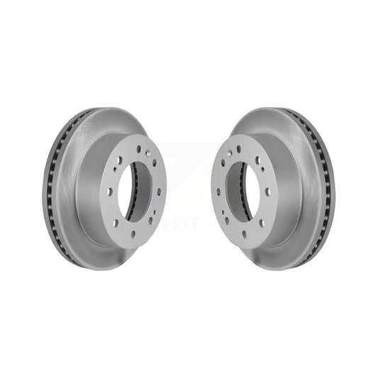 Coat Disc Brake Rotor Front Pair For GMC Chevrolet Sierra 2500 HD Silverado 3500