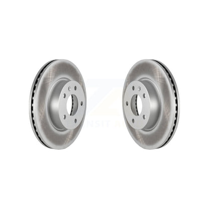 Coated Disc Brake Rotors Front Pair For Cadillac ATS CT4