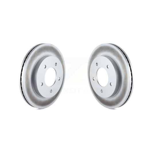 Coated Disc Brake Rotors Front Pair For Ford F-150 Heritage 4WD