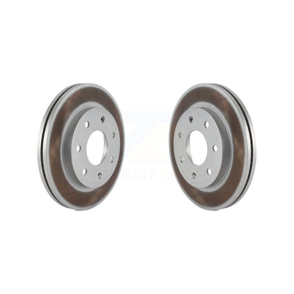 Coated Disc Brake Rotors Front Pair For Ford F-150 Lincoln Mark LT 4WD
