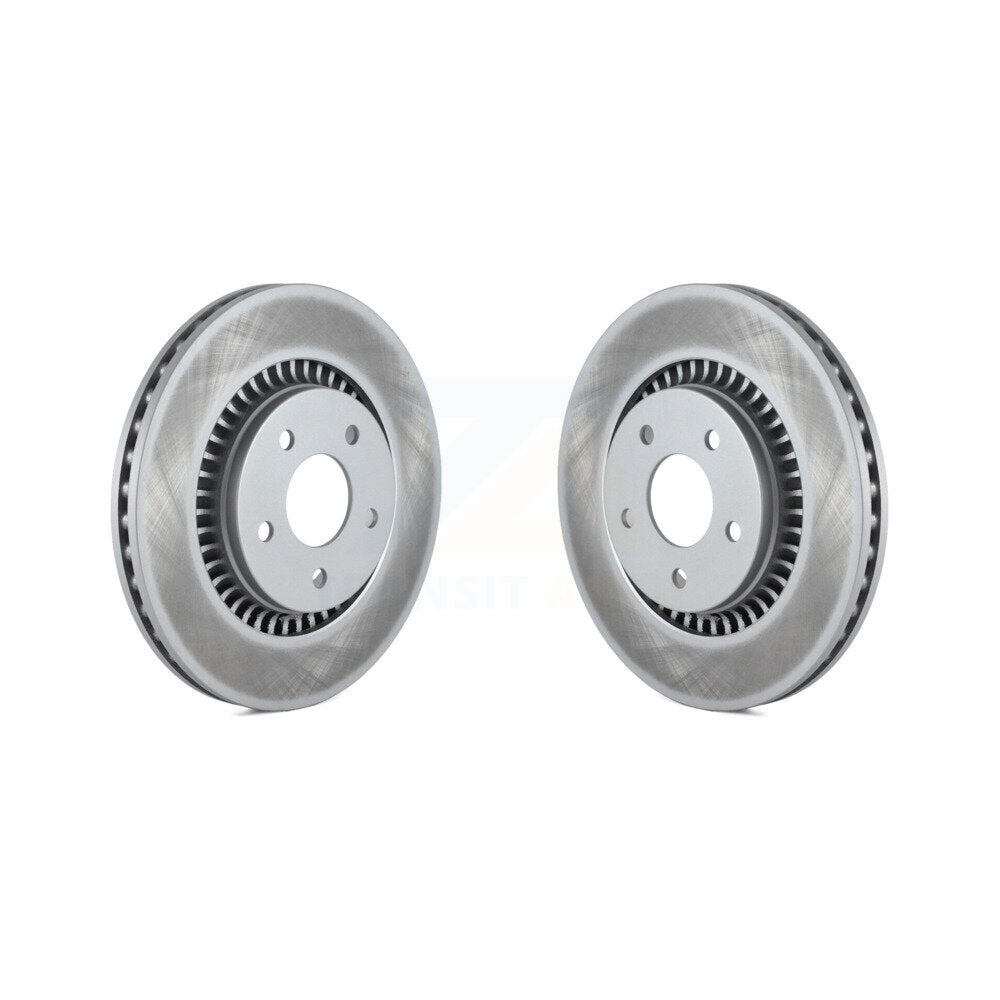 Coated Brake Rotors Front Pair For Ford Five Hundred Freestyle Taurus X Mercury