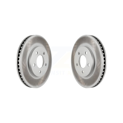 Coated Disc Brake Rotors Front Pair For 2005-2010 Ford Mustang Base