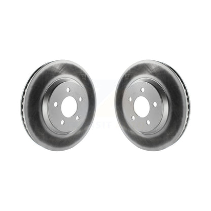 Coated Disc Brake Rotors Front Pair For Ford Mustang