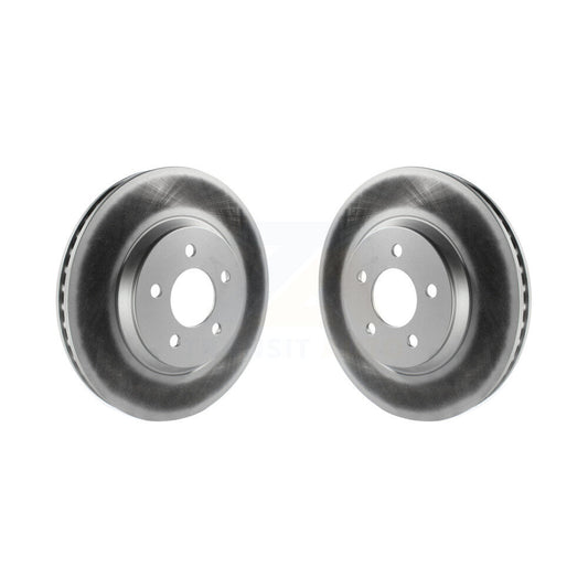 Coated Disc Brake Rotors Front Pair For Ford Mustang