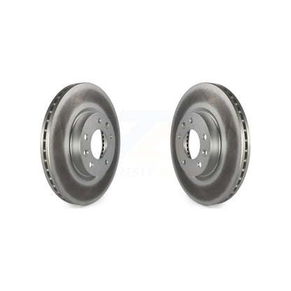 Coated Brake Rotor Front Pair For Ford Fusion Mazda 6 Lincoln MKZ Zephyr Mercury
