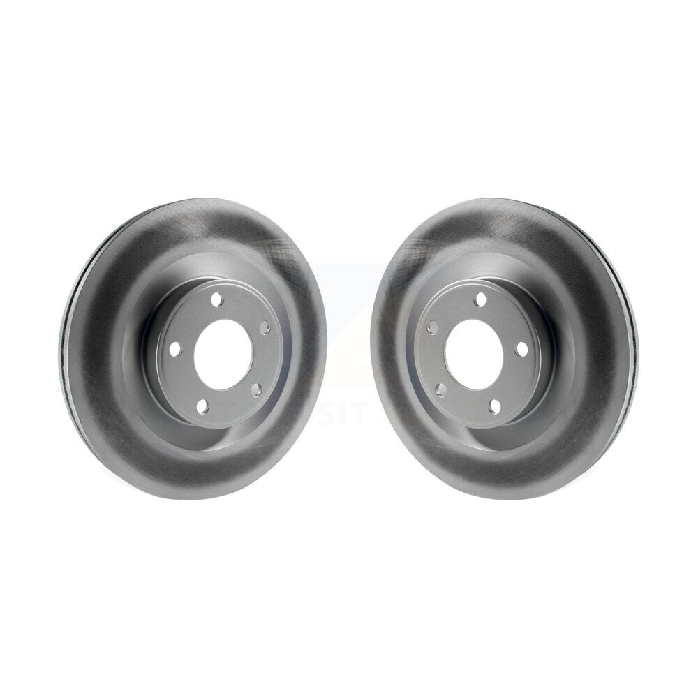 Coated Disc Brake Rotors Front Pair For Ford Edge Lincoln MKX