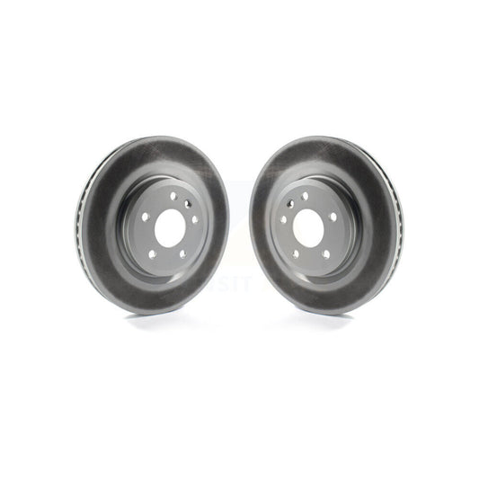 Coated Disc Brake Rotor Front Pair For Ford Explorer Flex Taurus Lincoln MKT MKS