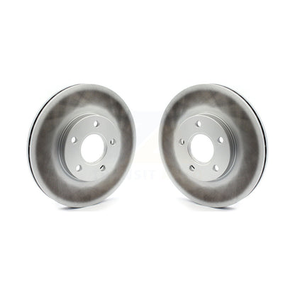 Coated Disc Brake Rotors Front Pair For 2010-2013 Ford Transit Connect