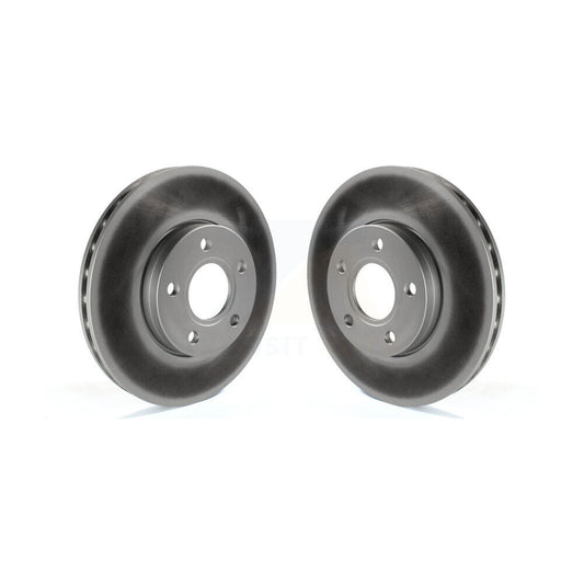 Coated Disc Brake Rotors Front Pair For Ford Focus C-Max