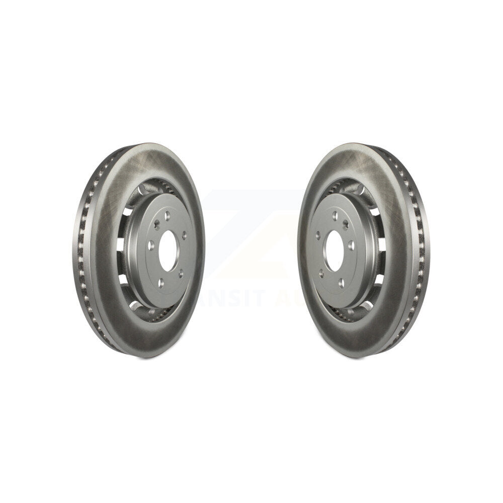 Coat Brake Rotor Front Pair For Ford Explorer Flex Taurus Police Interceptor MKT