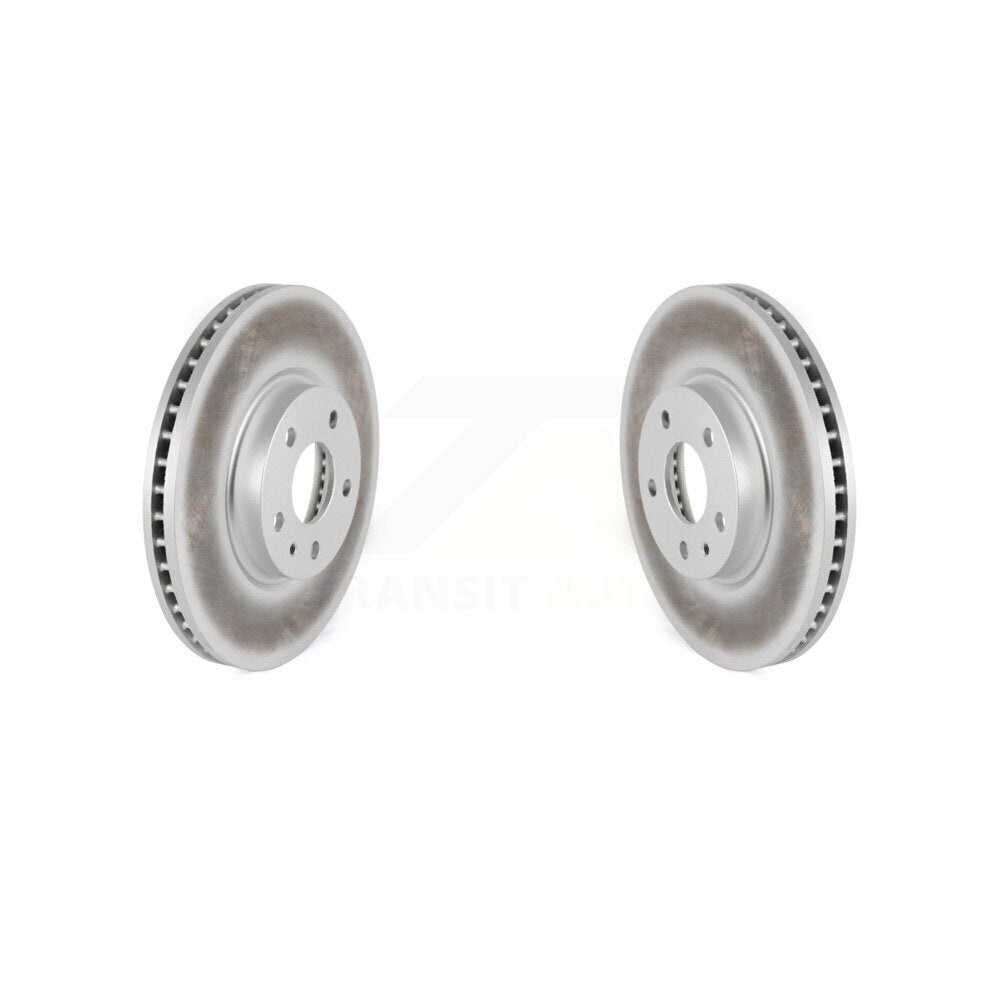 Coated Disc Brake Rotors Front Pair For Ford Fusion Lincoln MKZ