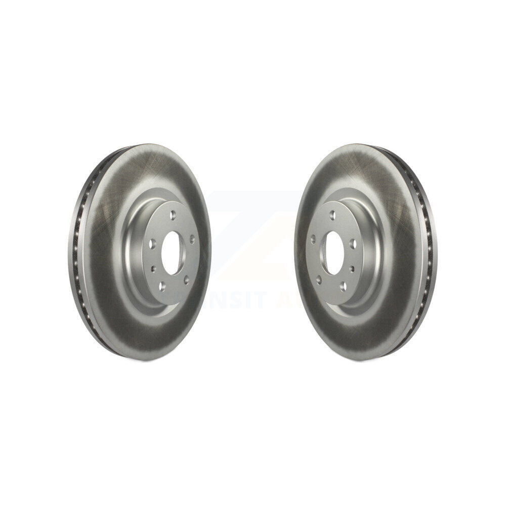 Coated Disc Brake Rotors Front Pair For Ford Fusion Lincoln MKZ