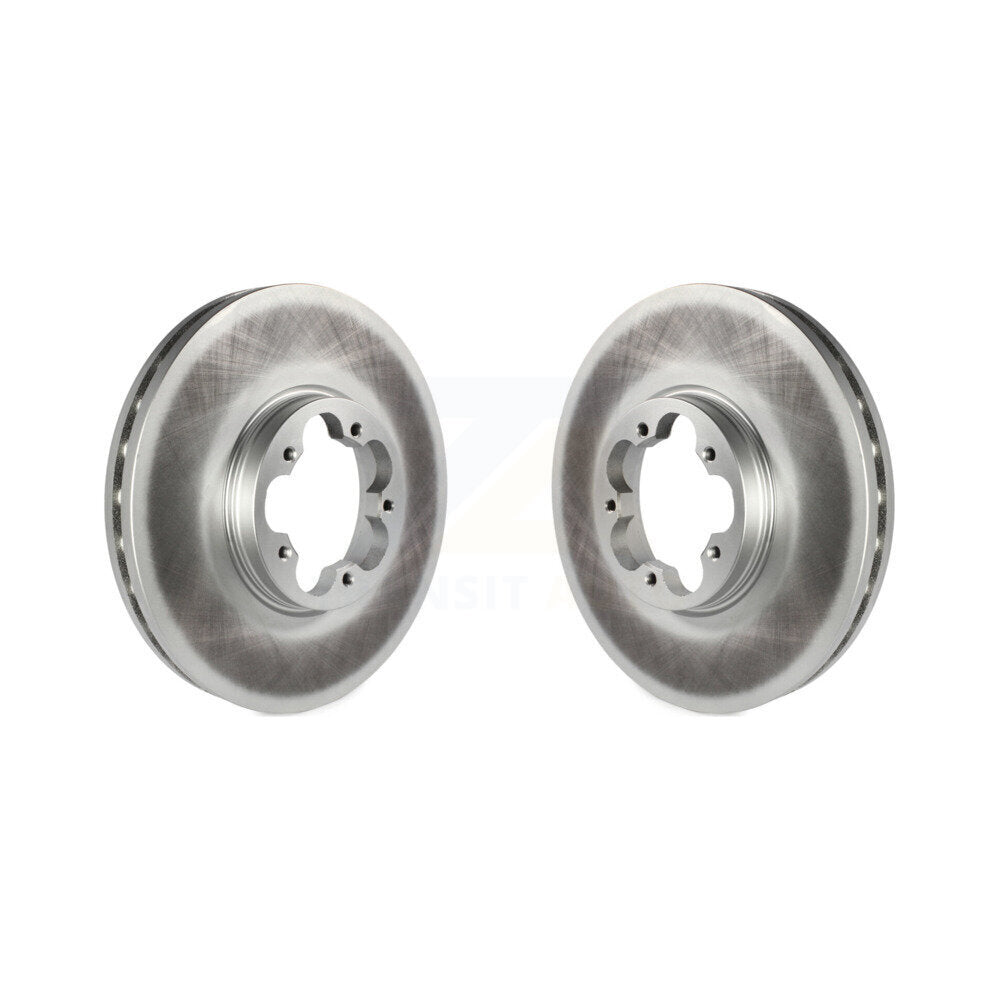 Coated Disc Brake Rotors Front Pair For Ford Transit-250 Transit-150 Transit-350