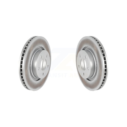 Coated Disc Brake Rotors Front Pair For Ford Mustang