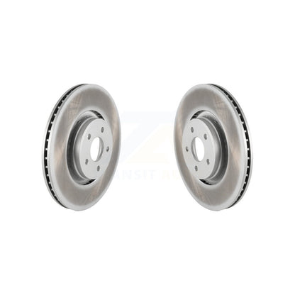 Coated Disc Brake Rotors Front Pair For Ford Focus Lincoln MKC