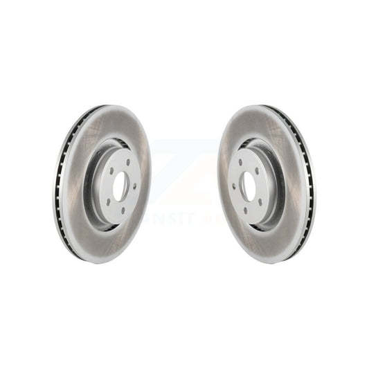 Coated Disc Brake Rotors Front Pair For Ford Focus Lincoln MKC