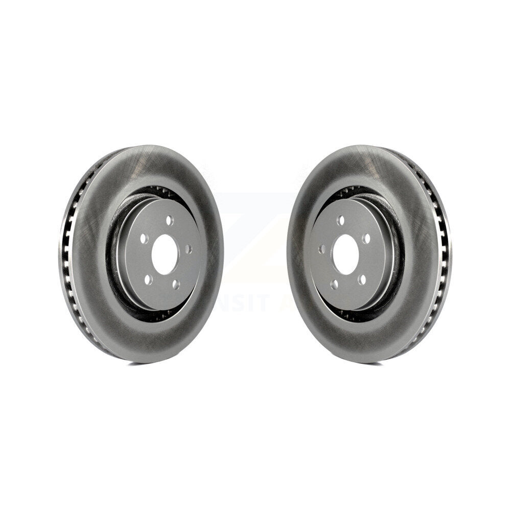 Coated Disc Brake Rotor Front Pair For Ford Edge Fusion Lincoln Nautilus MKX MKZ
