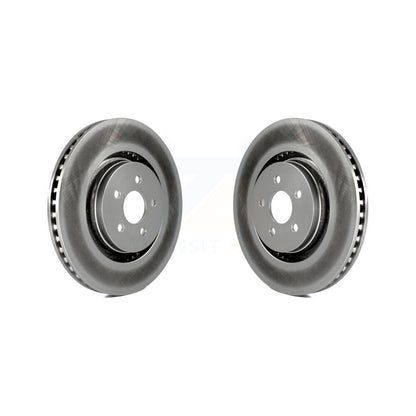 Coated Disc Brake Rotor Front Pair For Ford Edge Fusion Lincoln Nautilus MKX MKZ