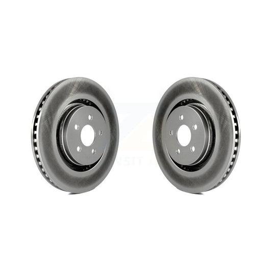 Coated Disc Brake Rotor Front Pair For Ford Edge Fusion Lincoln Nautilus MKX MKZ