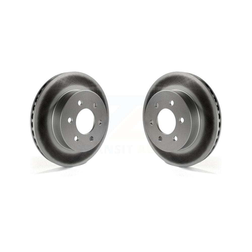 Coated Disc Brake Rotors Front Pair For Dodge Dakota Durango