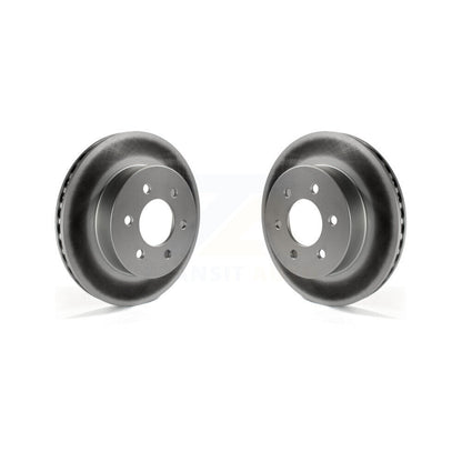 Coated Disc Brake Rotors Front Pair For Dodge Dakota Durango