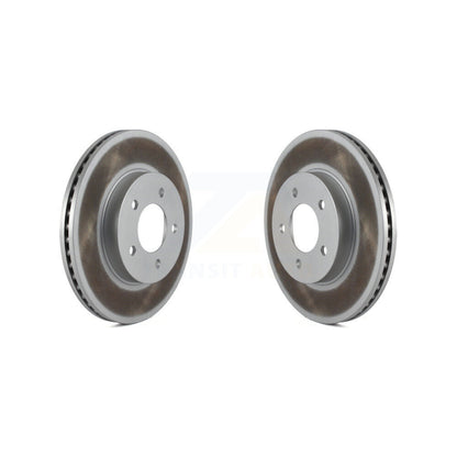 Coated Disc Brake Rotor Front Pair For Chrysler Intrepid Dodge 300M Concorde LHS