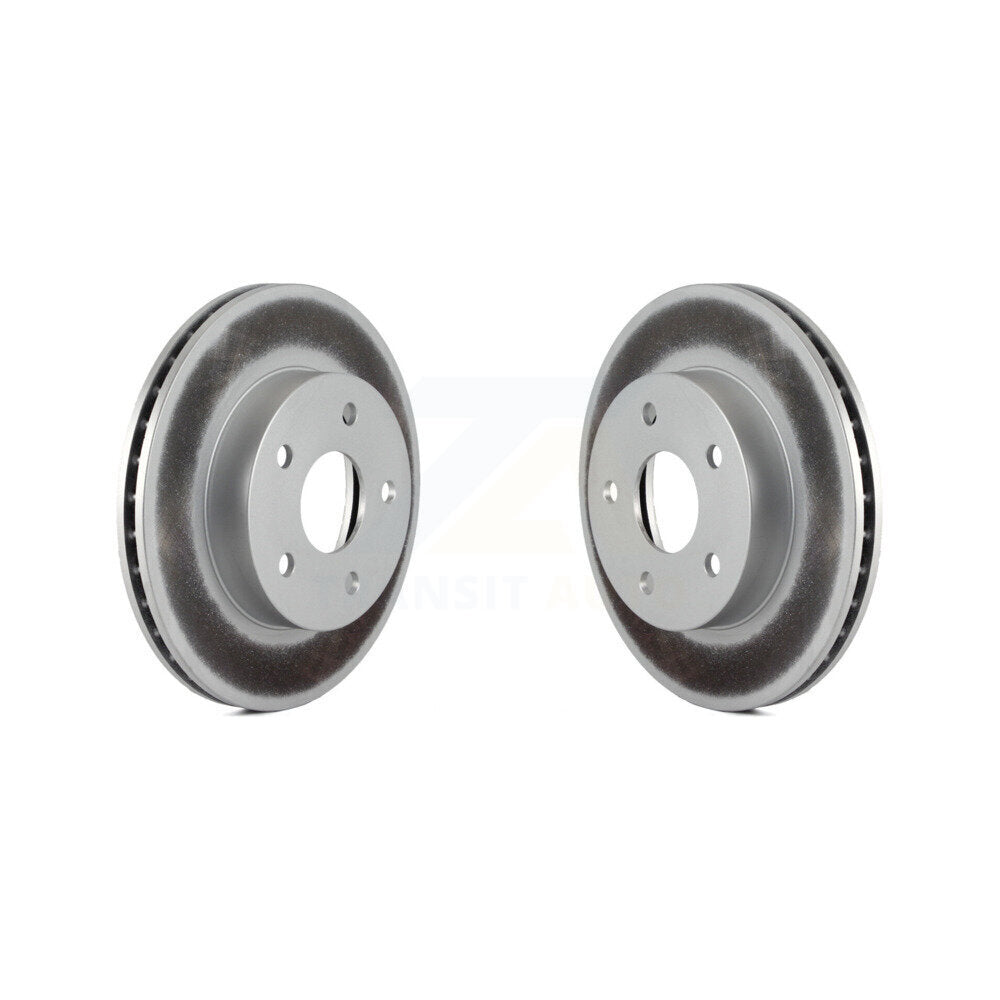 Coated Disc Brake Rotors Front Pair For 1999-2004 Jeep Grand Cherokee