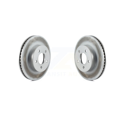 Coated Disc Brake Rotors Front Pair For 2002-2007 Jeep Liberty