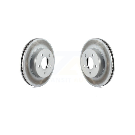 Coated Disc Brake Rotors Front Pair For 2002-2007 Jeep Liberty