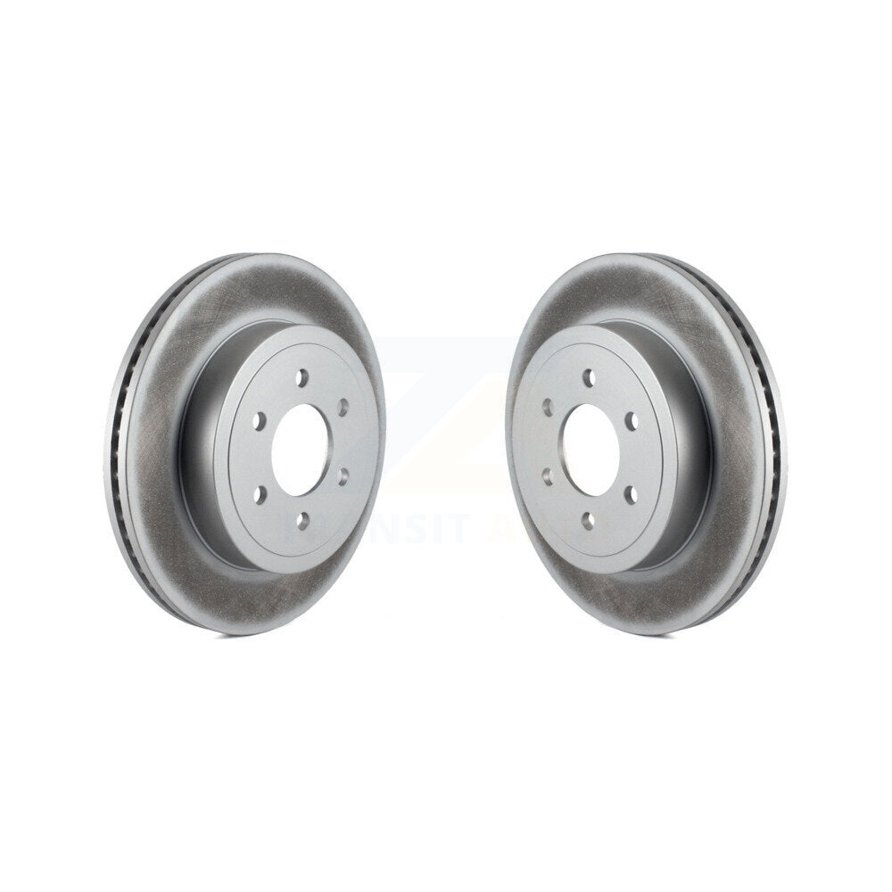 Coated Disc Brake Rotors Front Pair For 2003-2004 Dodge Dakota