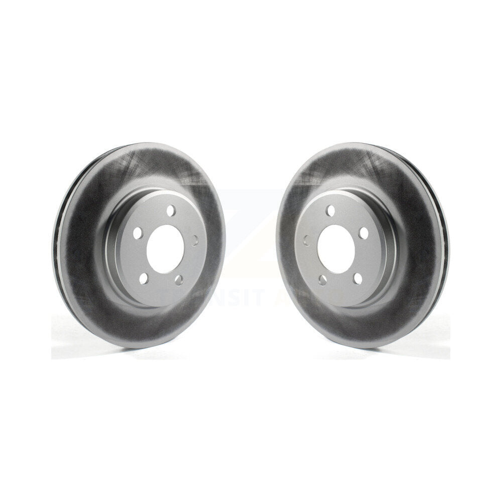 Coated Brake Rotors Front Pair For Dodge Chrysler 300 Charger Challenger Magnum