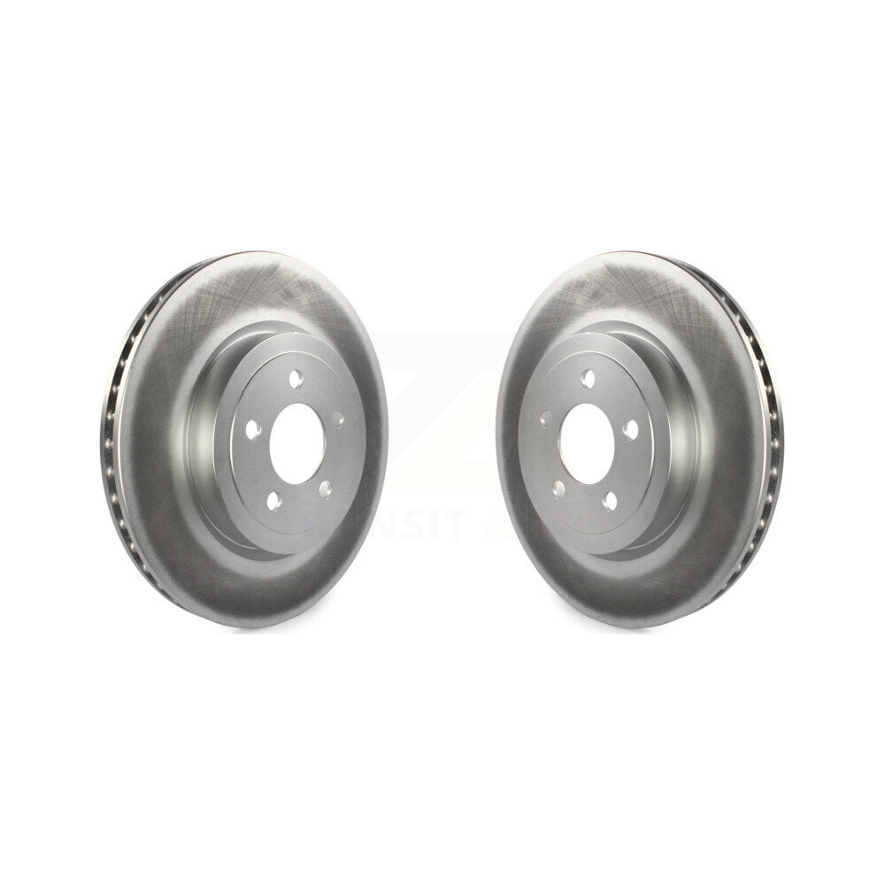 Coated Brake Rotors Front Pair For Dodge Chrysler 300 Charger Challenger Magnum