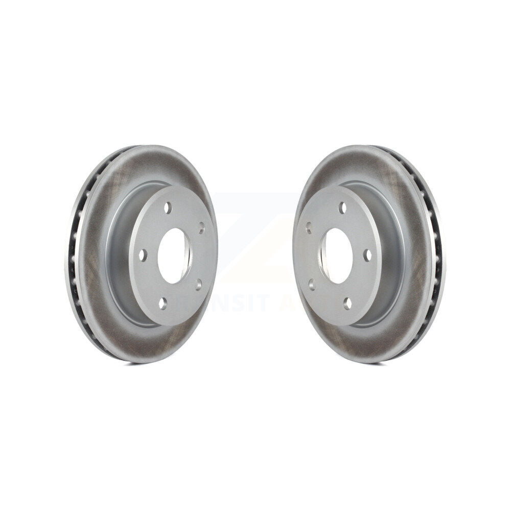 Coated Disc Brake Rotors Front Pair For Dakota Dodge Ram Mitsubishi Raider