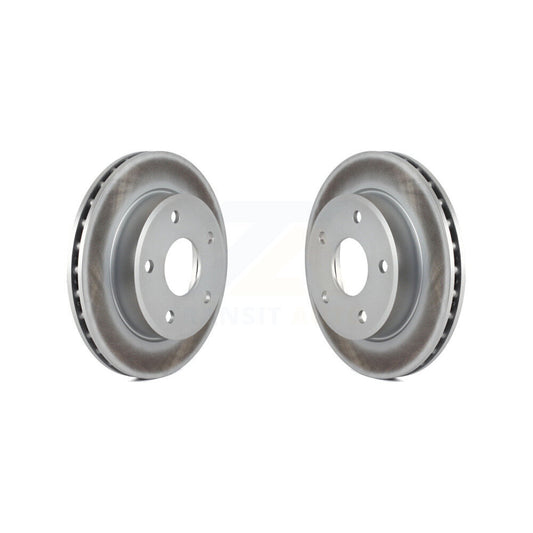 Coated Disc Brake Rotors Front Pair For Dakota Dodge Ram Mitsubishi Raider