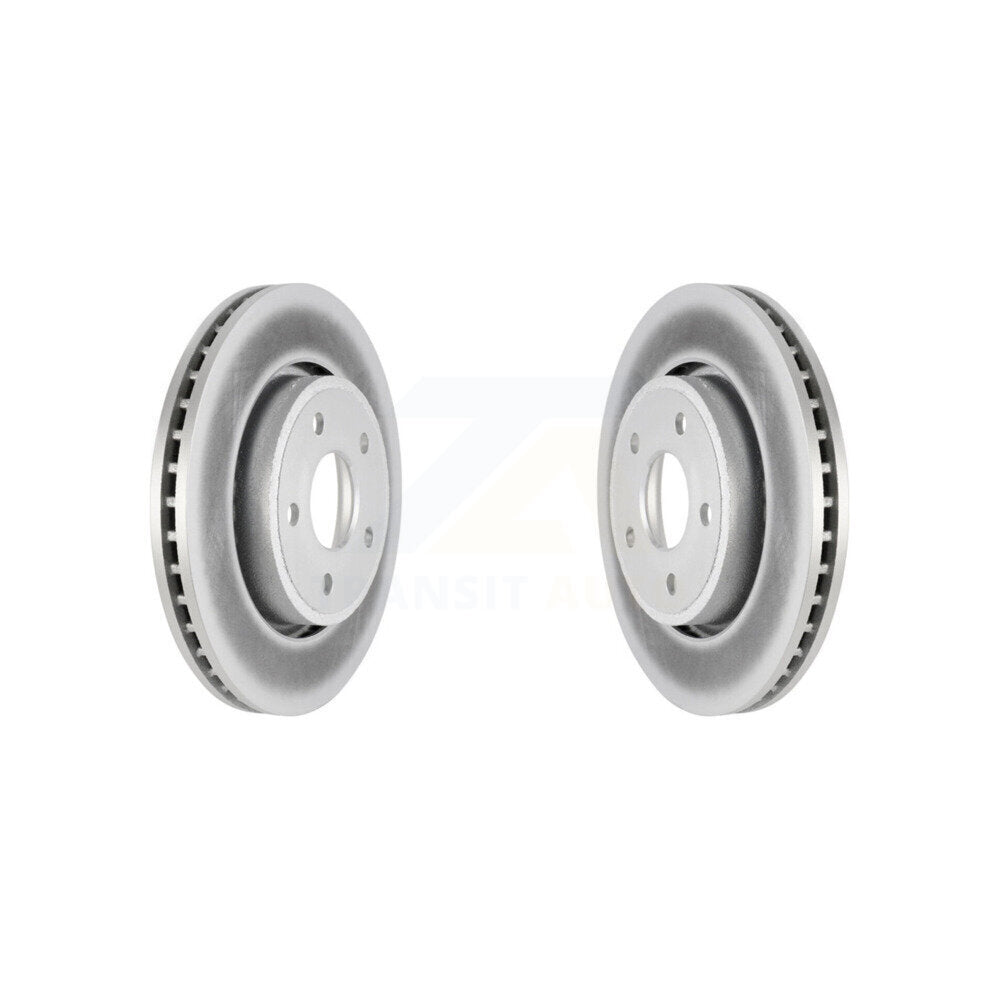 Coated Disc Brake Rotors Front Pair For Jeep Grand Cherokee Commander