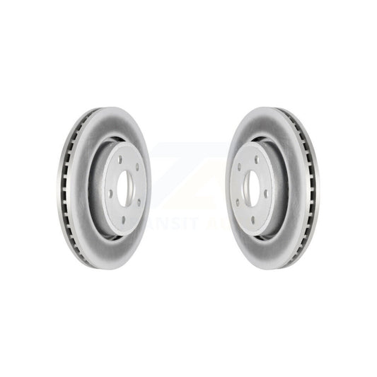 Coated Disc Brake Rotors Front Pair For Jeep Grand Cherokee Commander