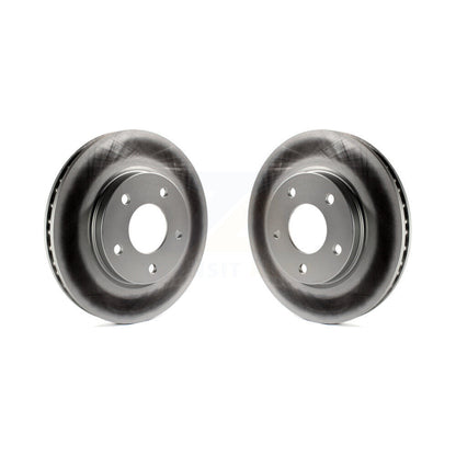 Coated Disc Brake Rotors Front Pair For Mitsubishi Lancer Dodge Caliber