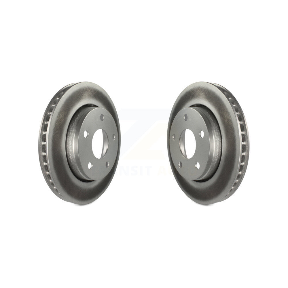 Coated Disc Brake Rotors Front Pair For Jeep Wrangler JK